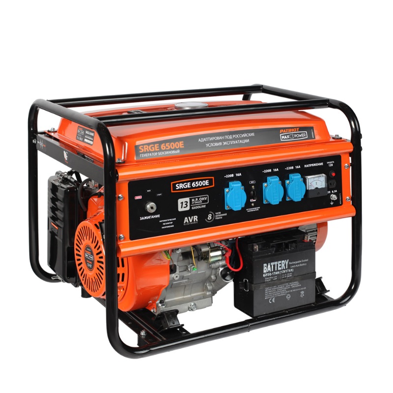 Бензиновый генератор Patriot Max Power SRGE 6500E во Владимире