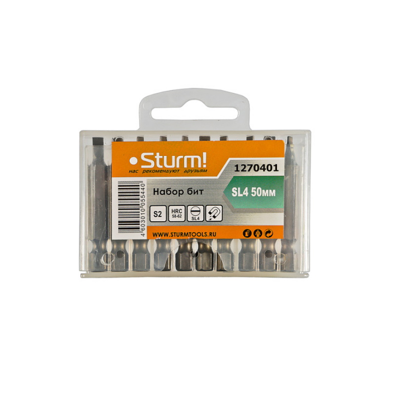 Биты Sturm 1270401 10 шт. 50 мм в Ярославле