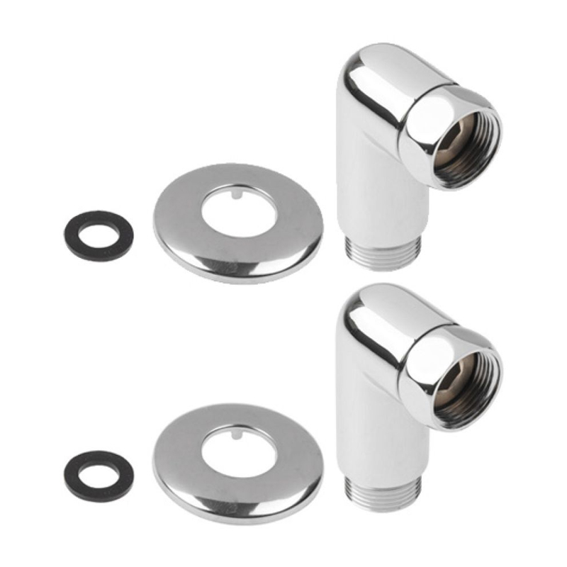 Американка угловая AV Engineering AVE156008-1 34 вн х 34 нар ХРОМ 2 шт в уп 977₽