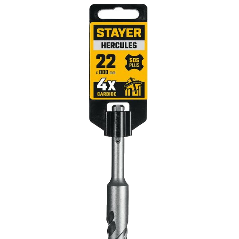 Бур Stayer HERCULES-4Х 29290-800-22, 22x800 мм, SDS-plus