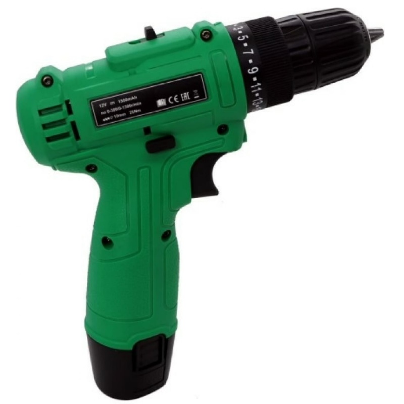 Аккумуляторная дрель-шуруповерт Zitrek Green 12-Li-ion 063-4041 (аккумулятор + ЗУ, 25 Нм) в Угличе