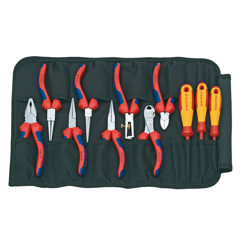 Набор инструментов Knipex KN-001941, в мягком планшете, 11 предметов