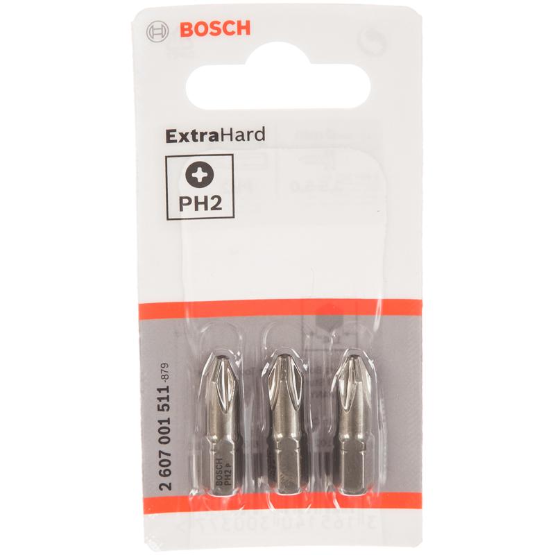 Бита Bosch 2.607.001.511 (PH 2 XH, длина 25 мм, 3 штуки) в Туле