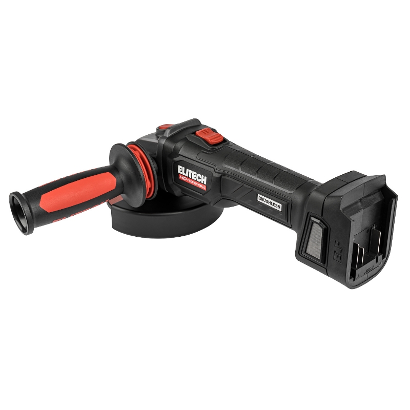 Угловая шлифмашина (болгарка) аккумуляторная Elitech CAG 2012BL 210314 E2213.074.00, 125 мм, 20 В, без АКБ и ЗУ, плавный пуск, регулировка оборотов в Иваново