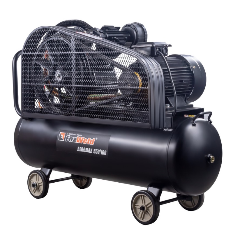 Компрессор масляный ременной FoxWeld AEROMAX 550/100 5075