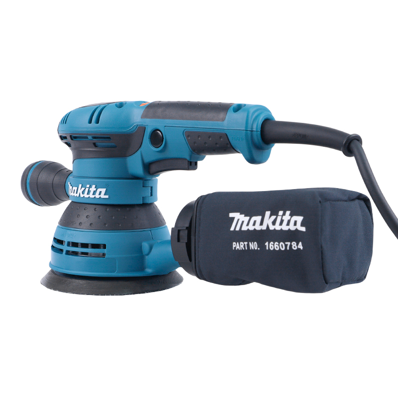 Эксцентриковая шлифмашина Makita BO5041 (диаметр круга 125 мм, вес 1,4 кг, работа с пылесосом) во Владимире