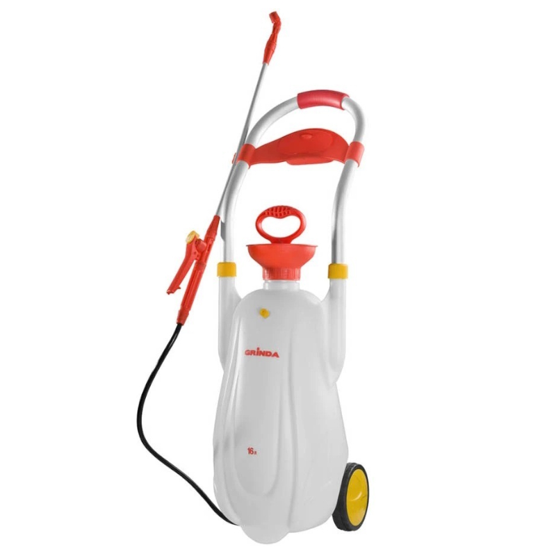 Опрыскиватель Grinda PROLine PW-16 8-425163 16 л на колёсах колба из первичного полиэтилена с широкой горловиной PROLine 5439₽