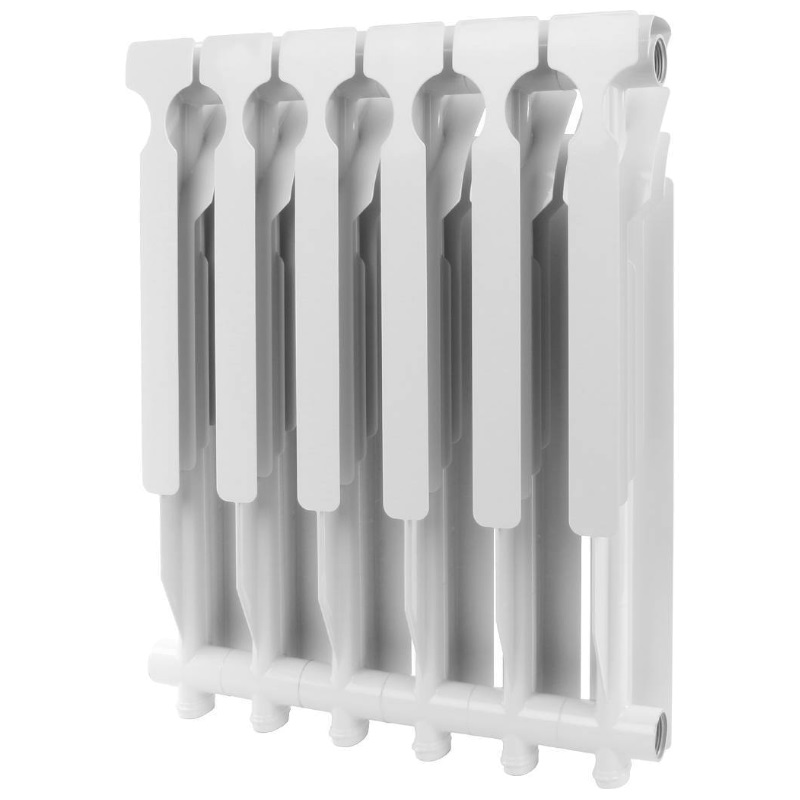 Радиатор алюминиевый Rommer Plus 500 RAL-3210-050006, 6 секций в Рыбинске