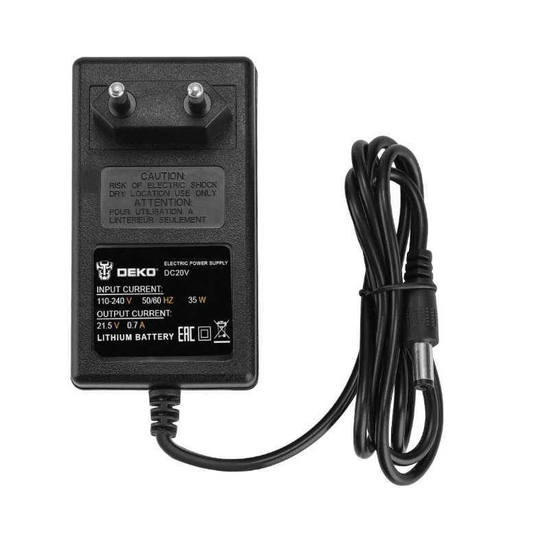Зарядное устройство Deko DC20V 065-1023, 20В, Li-ion в Ярославле