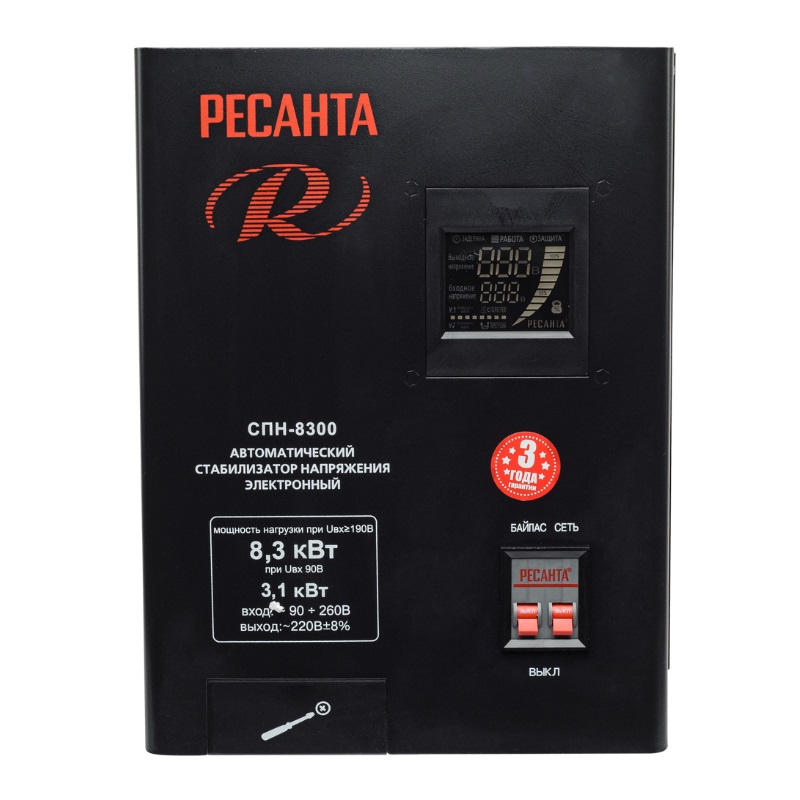 Стабилизатор напряжения Ресанта СПН-8300 63/6/27 в Вологде