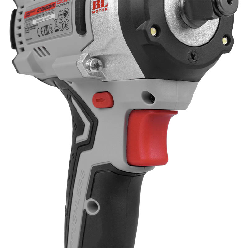 Аккумуляторный ударный гайковерт Crown CT22062HX-4 BMC, 20 В, 550 Нм, 1/2"