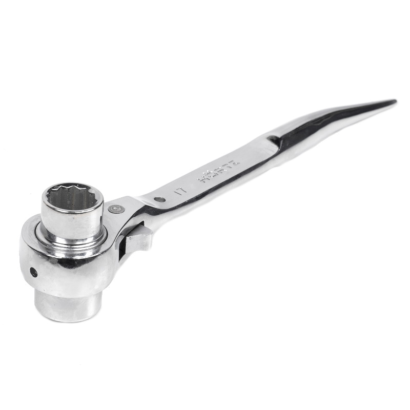 Ключ коликовый Hortz 121327 торцевой трещоточный 17х19 хром 1384₽