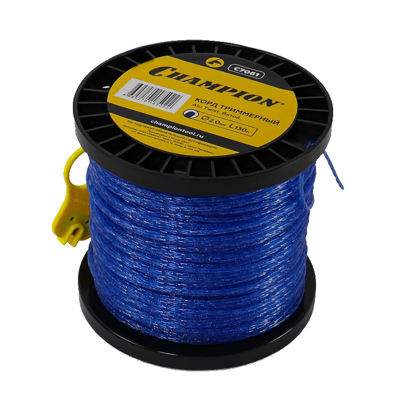 Корд триммерный Champion Alu Twist C7061, 2.0мм х130м, витой в Муроме