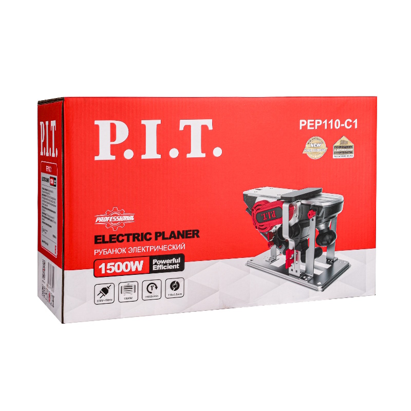 Рубанок электрический P.I.T. PEP110-C1, на стационарной подставке в Александрове