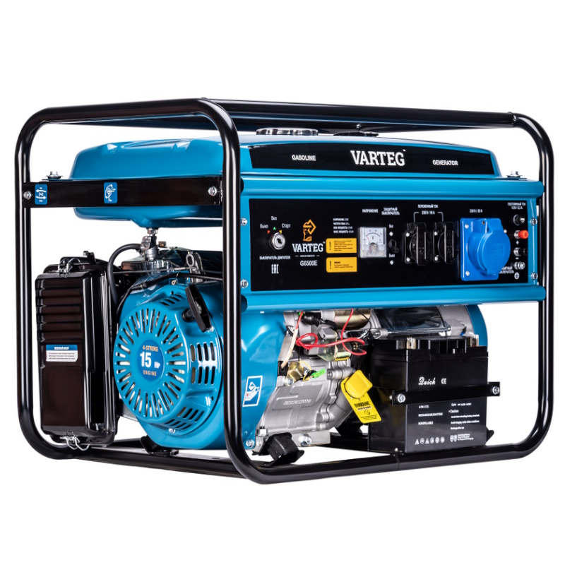 Бензиновый генератор Varteg G6500 E 5821