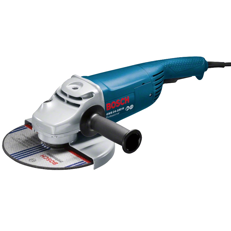 Угловая шлифмашина (болгарка) Bosch GWS 24-180 H 0.601.883.103, 180 мм, 2400 Вт в Туле