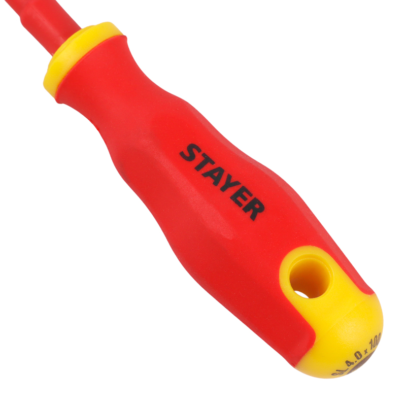 Отвертка диэлектрическая Stayer 25141-04-10, SL4.0x100 мм, до 1000 Вт в Вологде
