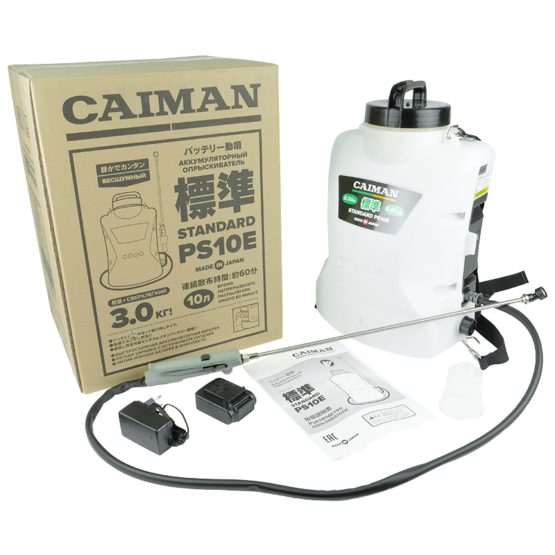 Опрыскиватель на аккумуляторе Caiman Standard PS10E (макс. давление 0.3 мПа, 10.8V)