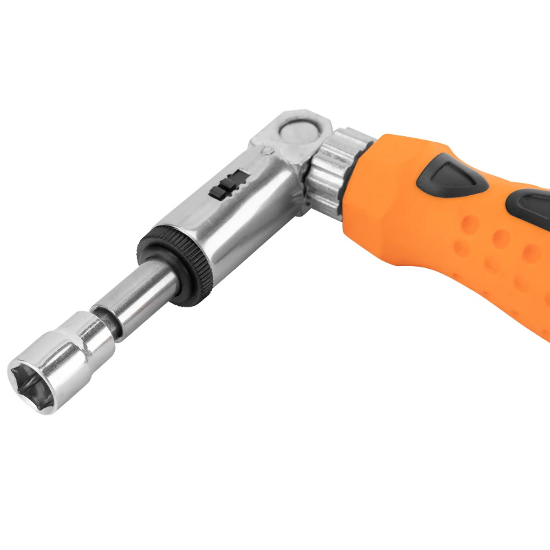 Отвертка-реверс с шарниром + биты Sparta 115545, 18 пред., PH + SL + PZ + Torx, CrV, 2к рукоятка  в Костроме