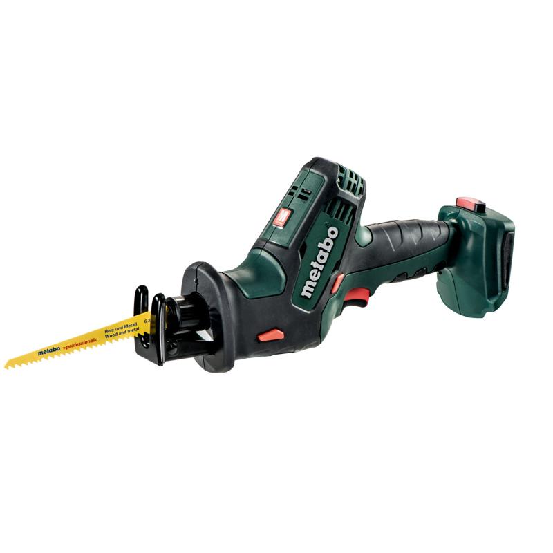 Аккумуляторная сабельная пила Metabo SSЕ 18 LTX Compact T0334 (аккумулятор li-ion; толщина дерева 180 мм, металла 6 мм) во Владимире