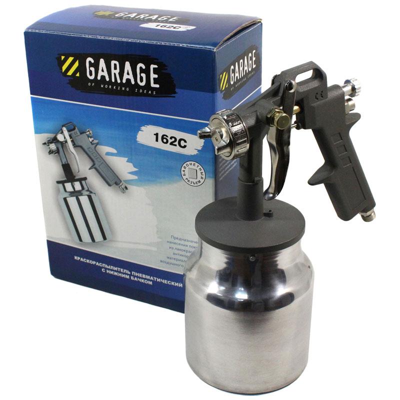Пневматический краскопульт Garage 162C 1.5 8085070 (байонет, вес 0.7 кг, емкость 1 л) в Угличе
