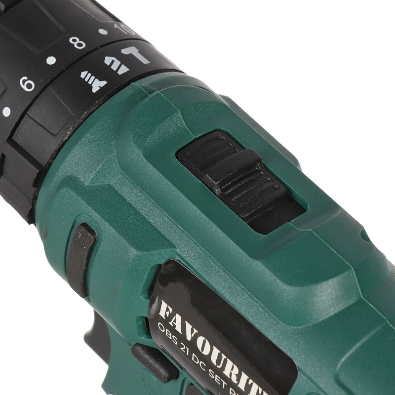 Дрель-шуруповерт аккумуляторная Favourite 158121021-1, OBS 21 DC SET PROMO, 21 В, 2* 1.5Ач