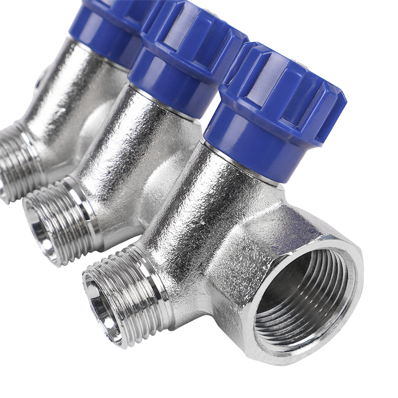 Коллектор с вентилями Tebo, 3/4"х3х1/2", НАР (2/16) во Владимире