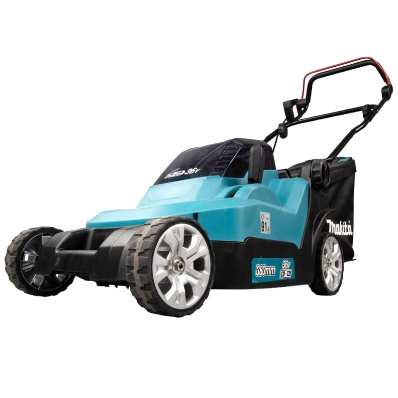 Аккумуляторная газонокосилка для стрижки газона Makita DLM382PM2 (36В, 2х4Ач, ЗУ, травосборник 40 л) в Угличе