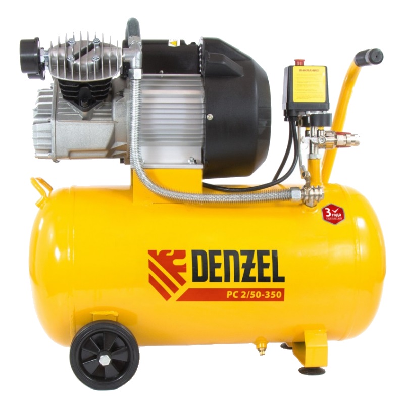 Компрессор воздушный Denzel PC 2/50-350 58081 (2,2 кВт, 350 л/мин, 50 л) в Иваново