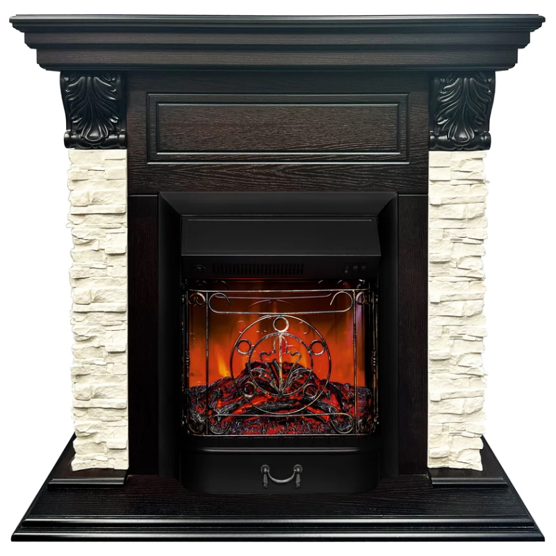 Каминокомплект RealFlame BILBAO STD/EUG AO-215 + MAJESTIC LUX BL 9913705 в Угличе