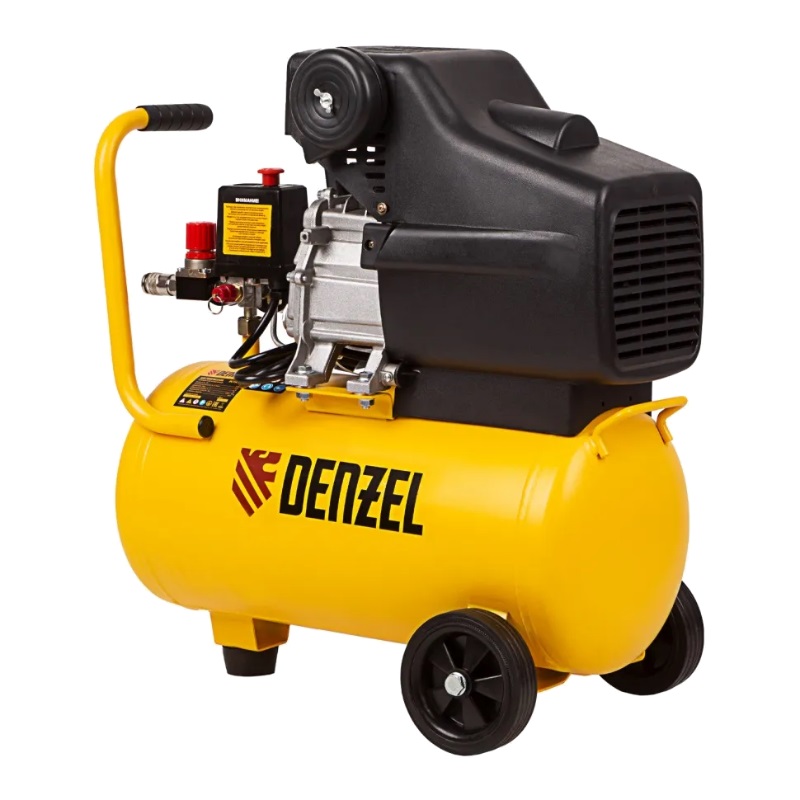 Компрессор воздушный Denzel DC1500/24 58160, 1,5 кВт, 220 л/мин, 24 л в Череповце