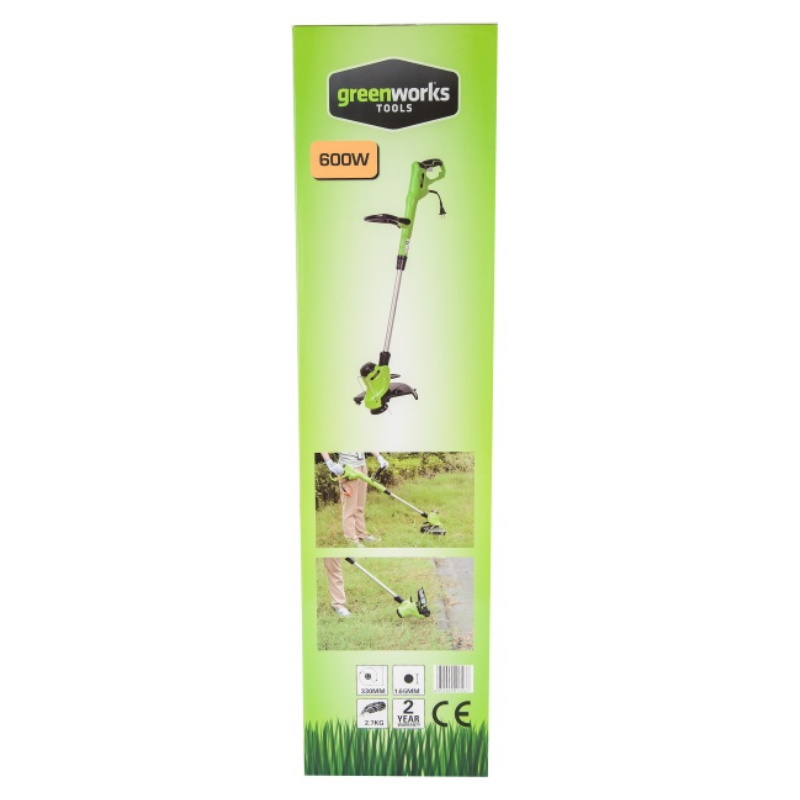 Триммер струнный Greenworks GST6030 2103707, 600 Вт
