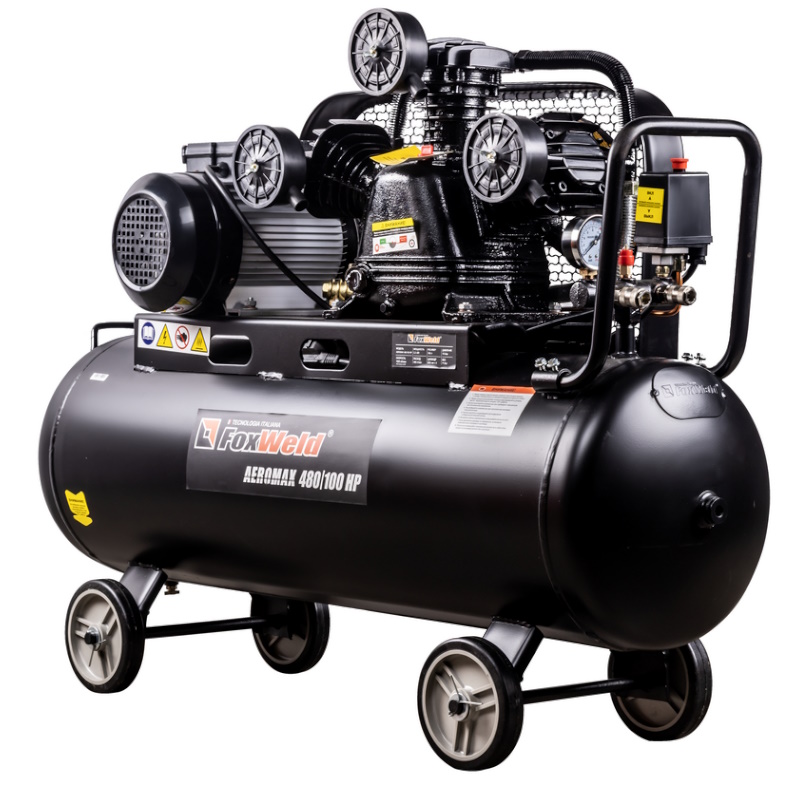 Компрессор масляный ременной FoxWeld AEROMAX 480/100 HP 6796 в Ярославле