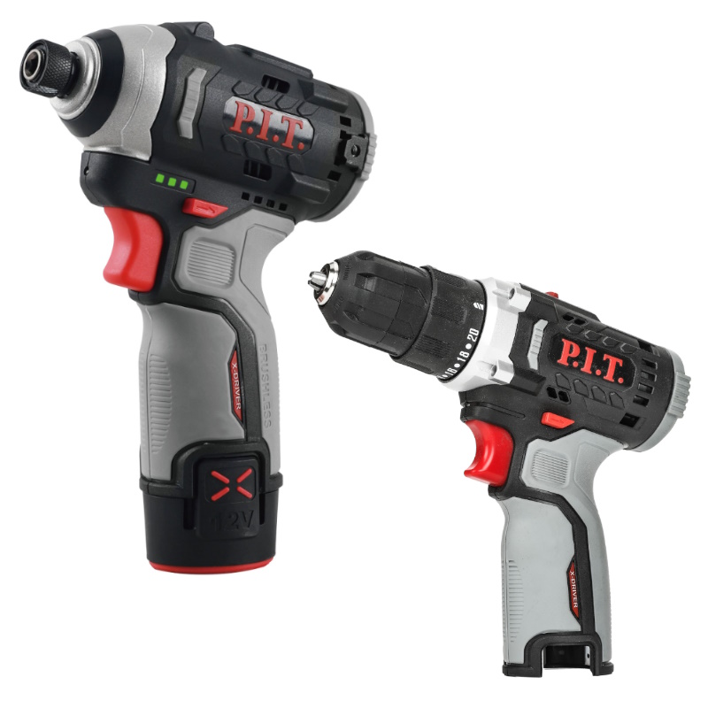 Промо-набор PIT PSD12K-120A2 PBM12K-10 винтоверт PSD12K-120A2 шуруповерт PBM12K-10A в подарок 6472₽