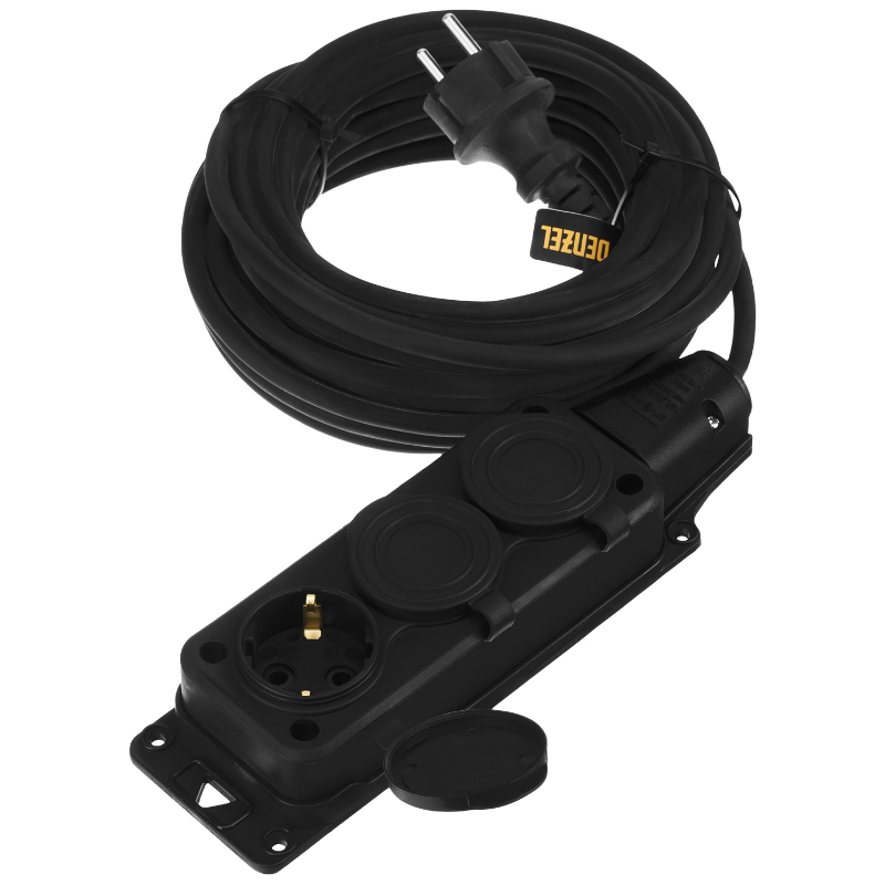 Удлинитель-шнур силовой Denzel Top Series 37422 КГТТ 20м 3 розетки 315 мм 2890₽
