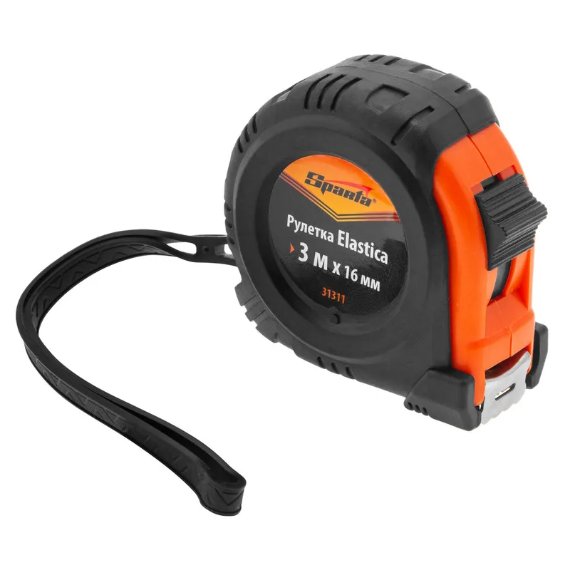 Рулетка Sparta Elastica 31311, 3м*16мм, обрезиненный в Ярославле