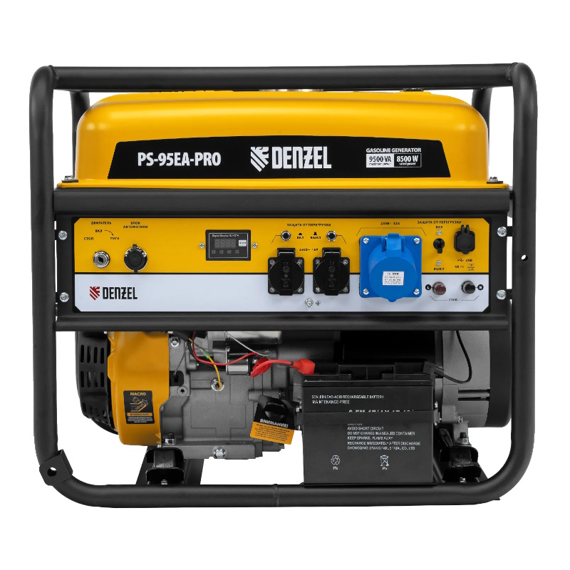 Бензиновый генератор Denzel PS-95EA-PRO, 946935 в Ярославле