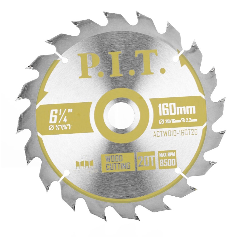 Диск пильный P.I.T. ACTW10-160T20, 160x20/16x2,2 мм, 20T в Угличе