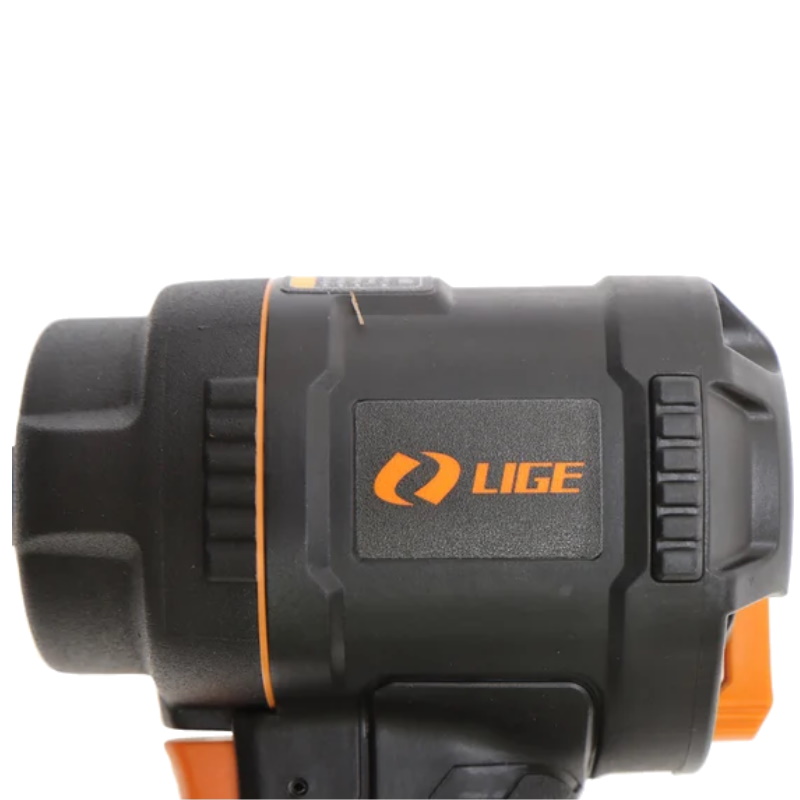 Пневмогайковерт Lige LG-40109, ударный, 1/2", рабочий диапозон 150-500Нм, макс. 745Нм, 10000 об/мин, 6бар, 142 л/мин, 1.28 кг в Переславле