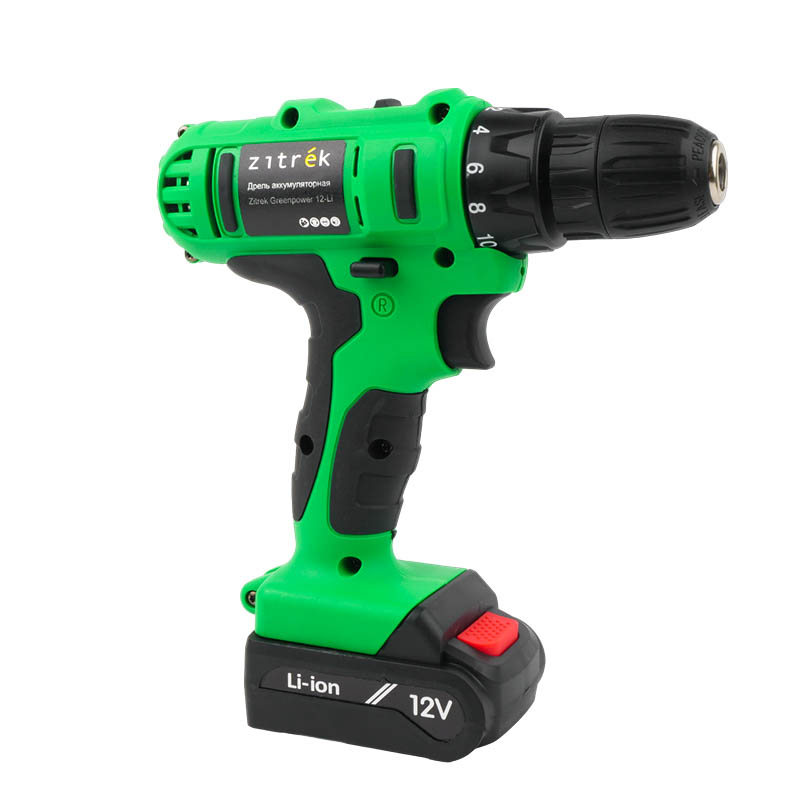 Аккумуляторная дрель-шуруповерт Zitrek Greenpower 12-Li 063-4074