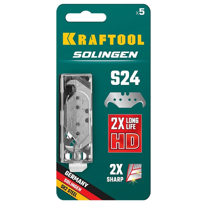 Лезвия крюковидные Kraftool Solingen 09643-S5_z02 (5 шт; SG-S24) в Ярославле