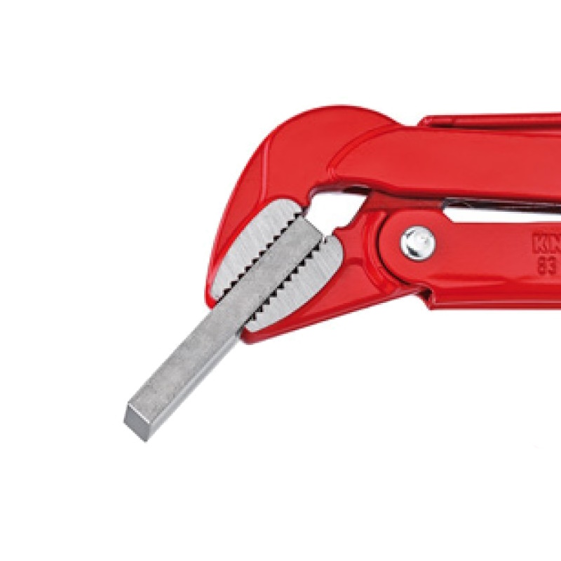 Ключ трубный Knipex KN-8320015, 1 1/2", шведского типа, прямые губки 45°, зев 60 мм, длина 430 мм в Кинешме