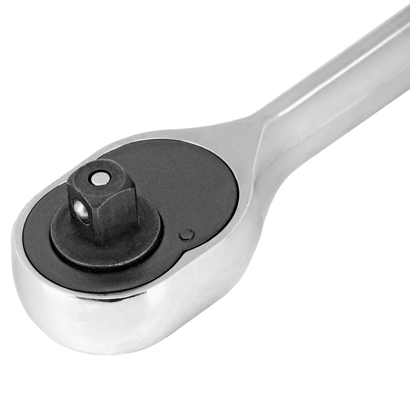 Ключ-трещотка Сибртех 14002, 3/8", 45 зубьев, с быстрым сбросом, CrV, хром  в Твери