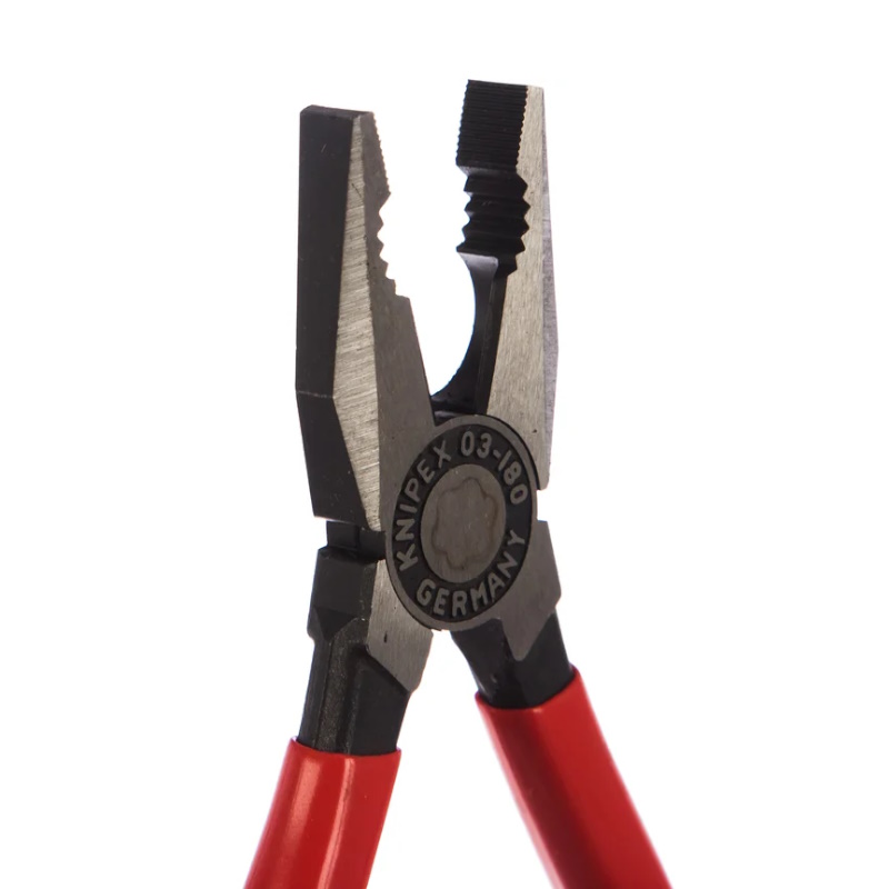 Плоскогубцы комбинированные Knipex KN-0301180, 180 мм, фосфатированные, обливные ручки в Твери