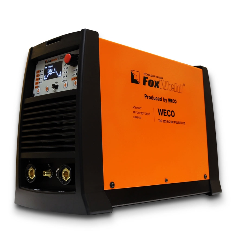 Аппарат аргонодуговой сварки FoxWeld Weco TIG 303 AC/DC Pulse LCD, 7882