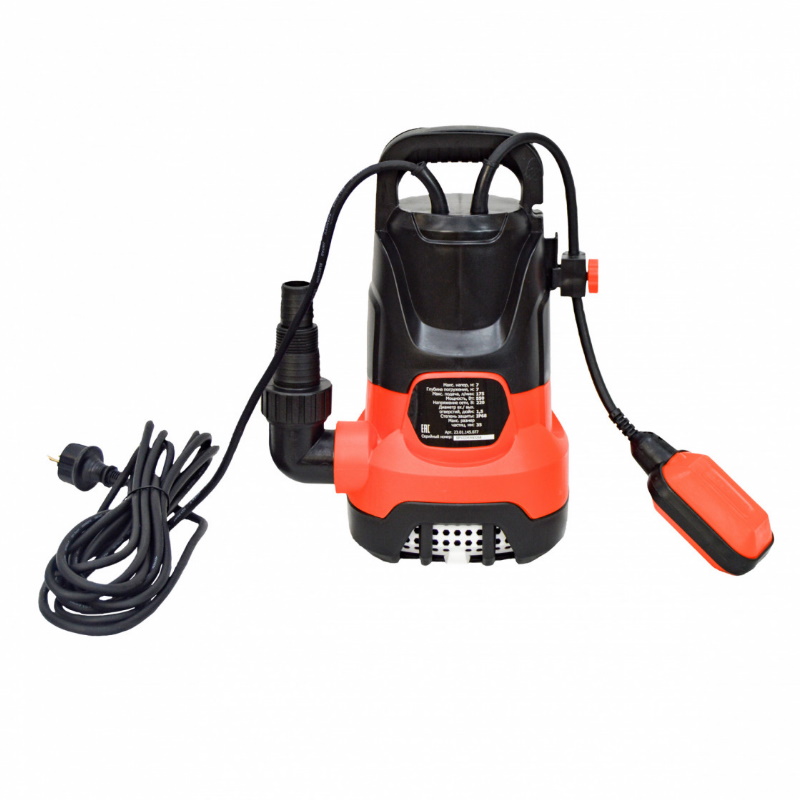 Насос дренажный погружной Brait ND-550D 23.01.145.077, 175л/м, 550Вт, до 35 мм, макс. напор 7м в Туле