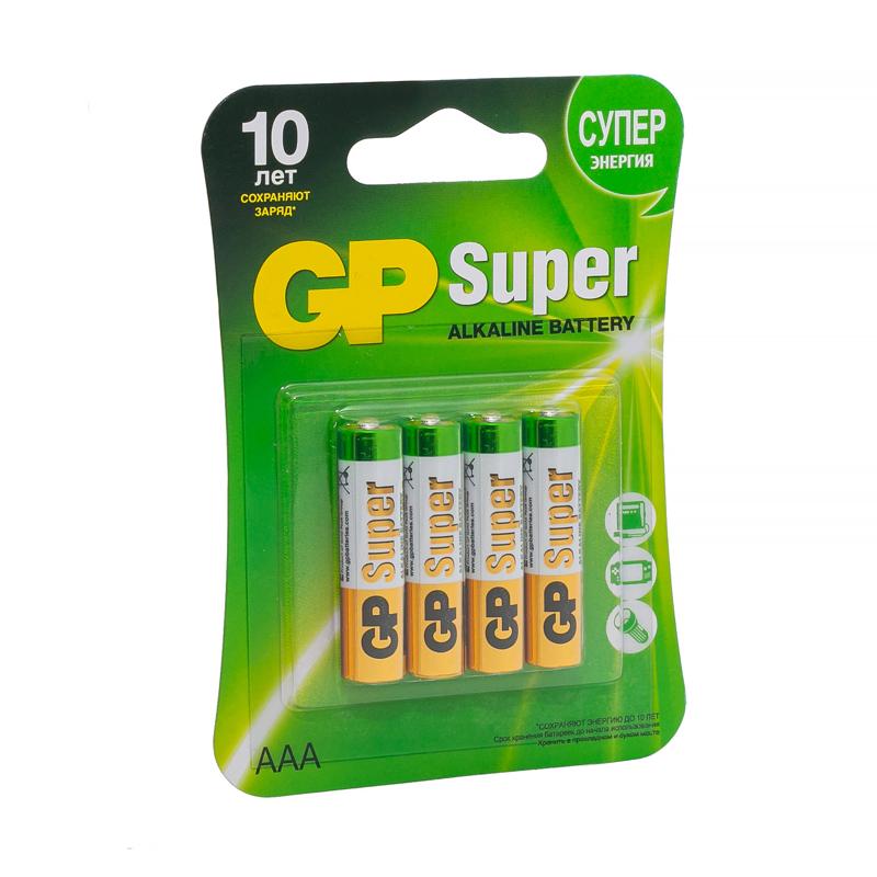 Элемент питания GP Super 24A LR03/286/AAA