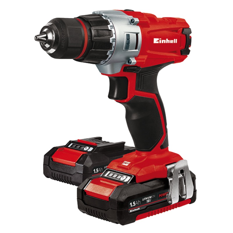 Дрель-шуруповёрт аккумуляторная Einhell PXC TE-CD 18/2 Li kit (2x1,5Ah) 4513830 в Угличе