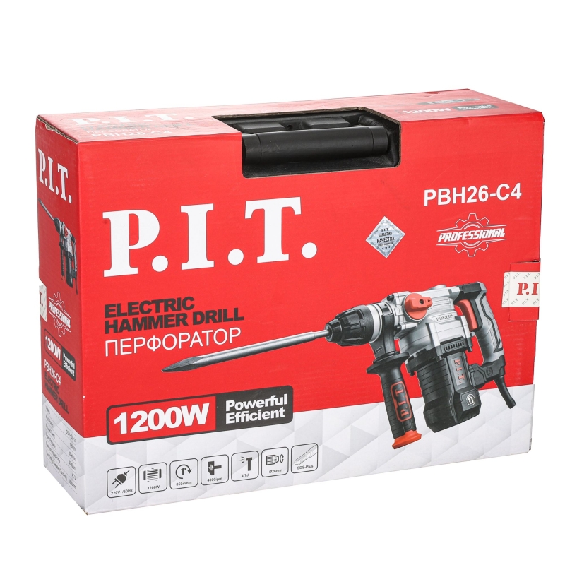 Набор P.I.T. GSH90-C2, отбойный молоток GSH90-C2 + перфоратор PBH26-C4 в подарок в Туле