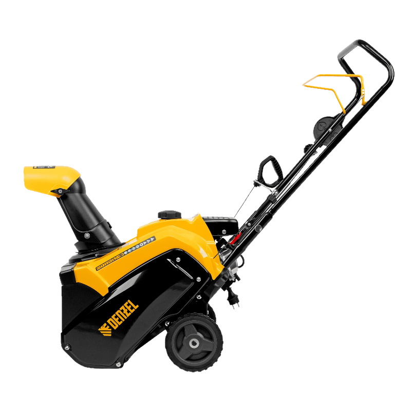 Бензиновая снегоуборочная машина Denzel SB 460 E 97649, шнек SnowCrusher в Рыбинске